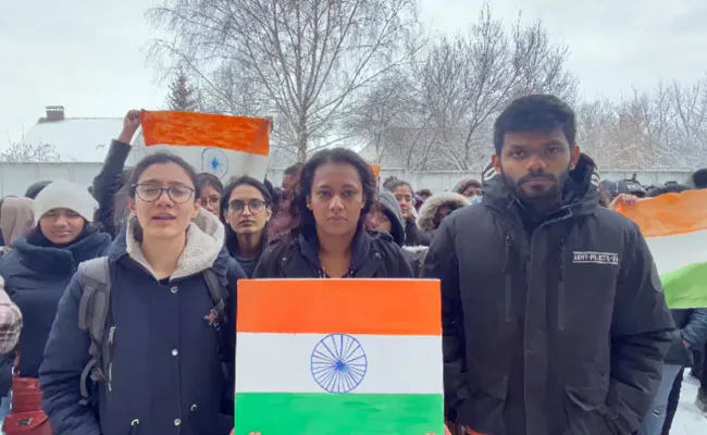 Indian students stranded in Ukraine's